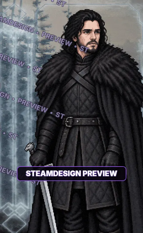 Jon Snow Steam profil tasarımı